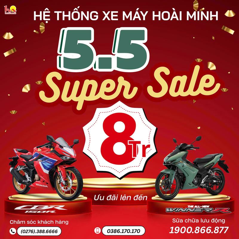 🔥 05.05 SUPER SALE – SĂN DEAL CỰC ĐÃ CÙNG HOÀI MINH