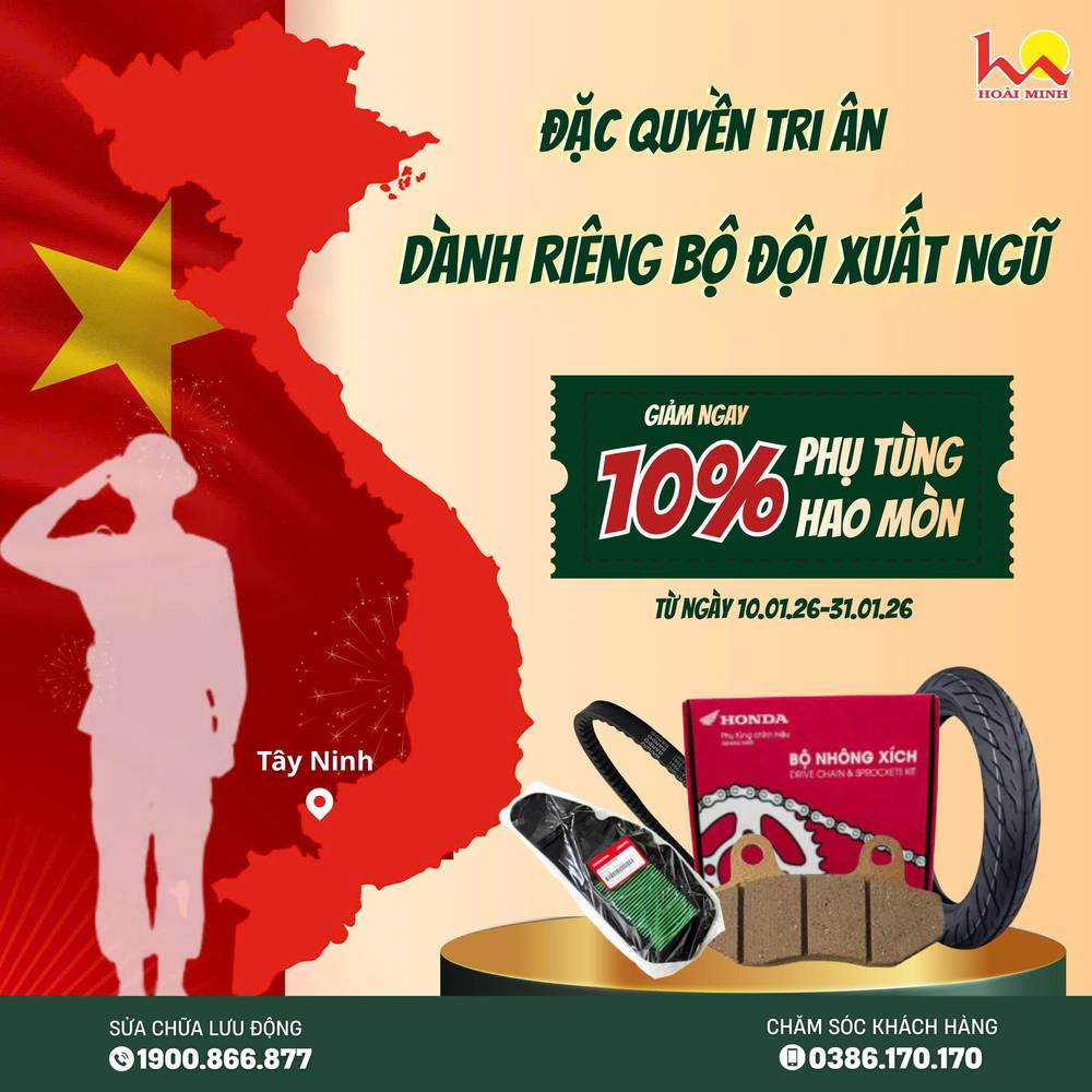 🎁 Thay lời cảm ơn chân thành, Hoài Minh dành đặc quyền ưu đãi riêng: