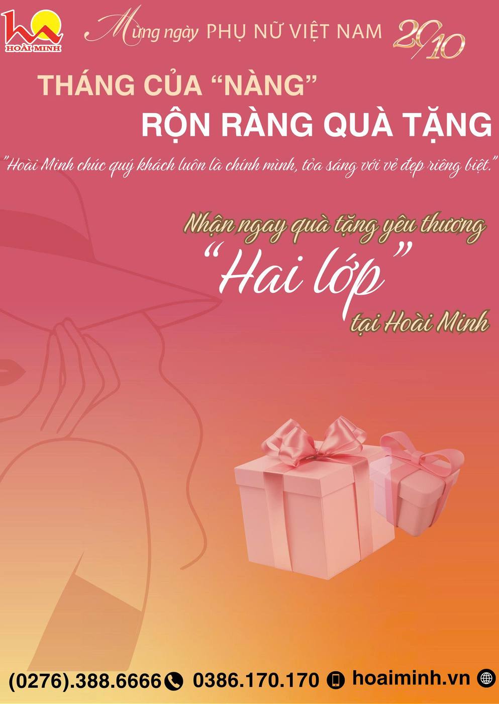 Tại Hệ thống xe máy HOÀI MINH 💝 20.10 NGÀY CỦA NÀNG - RỘN RÀNG QUÀ TẶNG