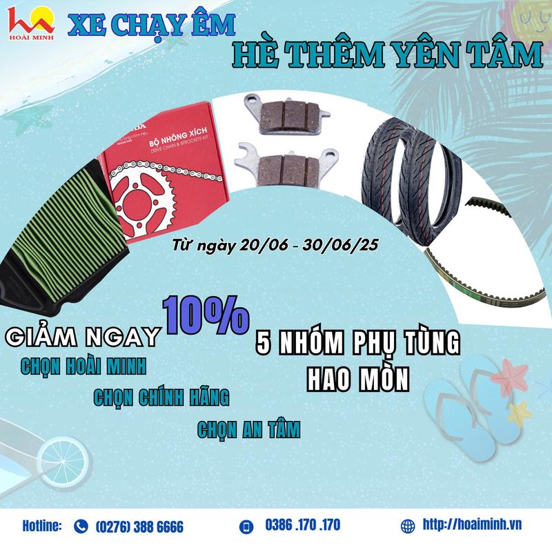🥳 XE CHẠY ÊM – HÈ THÊM YÊN TÂM - 🔥 ƯU ĐÃI DỊCH VỤ - PHỤ TÙNG 🔥