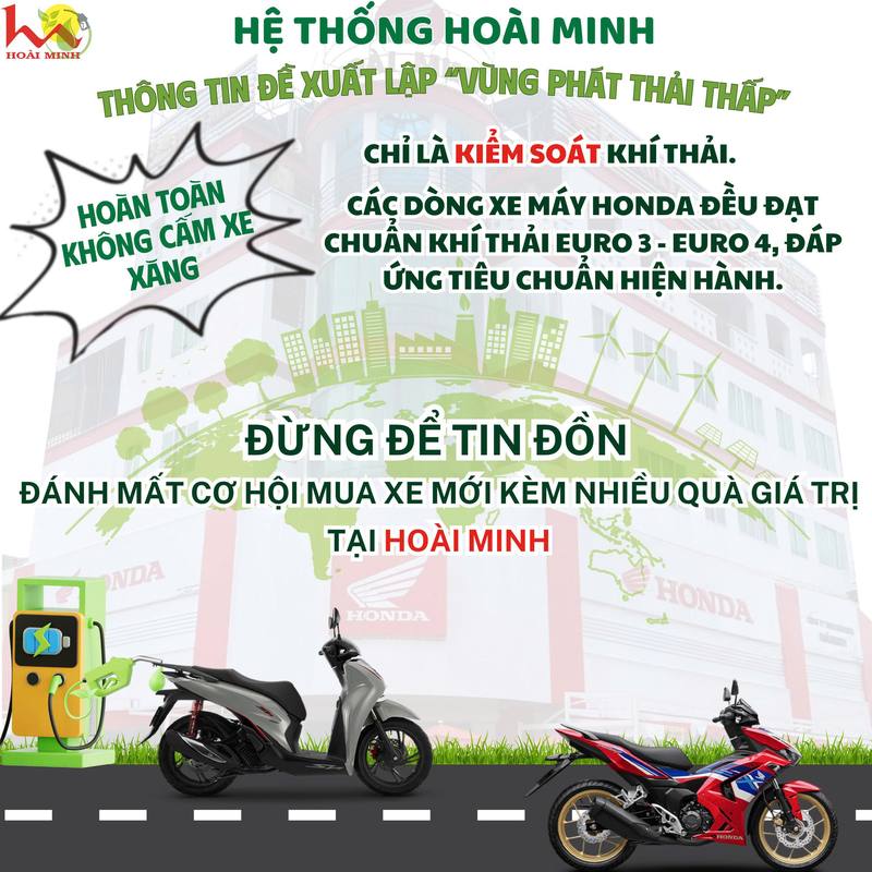 ⛽ KHÔNG CẤM XE XĂNG - CHỈ CHẶN KHÍ THẢI!