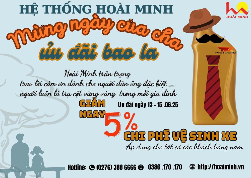 👨‍👧 MỪNG NGÀY CỦA CHA - ƯU ĐÃI BAO LA