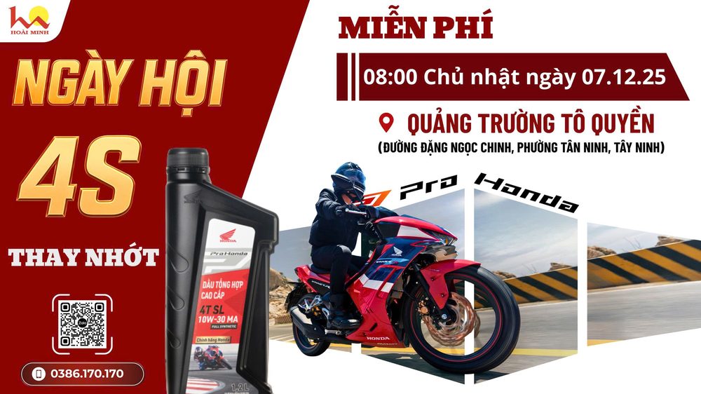 ✨ CÙNG HEAD HOÀI MINH THAY NHỚT & CHĂM SÓC XE MIỄN PHÍ