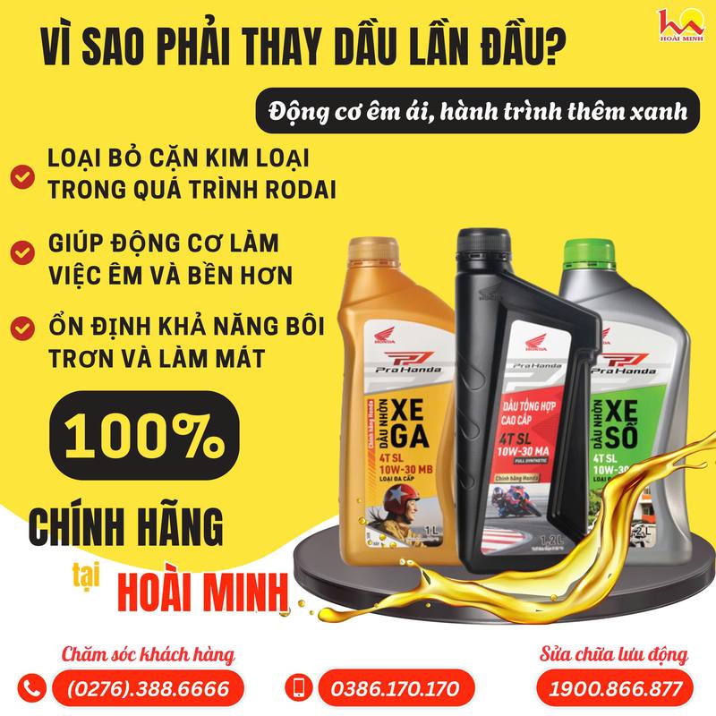 🚨 VÌ SAO PHẢI THAY DẦU LẦN ĐẦU? 🚨