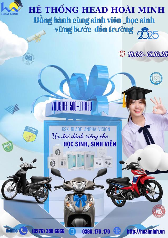 🎓✨ HEAD HOÀI MINH - ĐỒNG HÀNH CÙNG BẠN TRẺ - VỮNG BƯỚC ĐẾN TRƯỜNG ✨🎓
