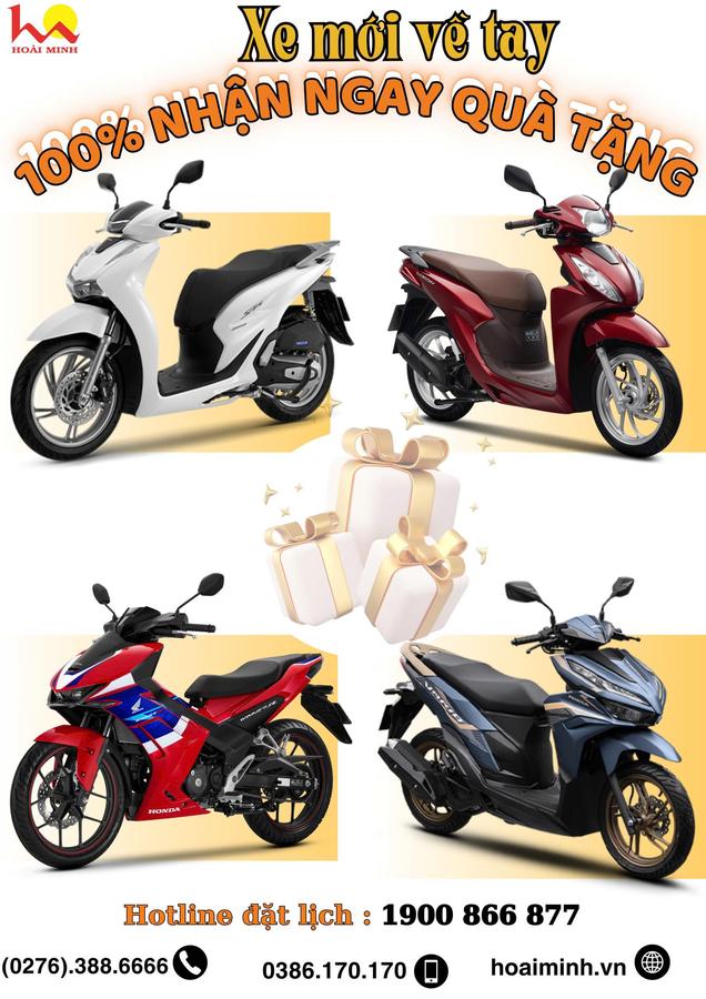 MUA XE MỚI TẠI HOÀI MINH - 100% NHẬN THÊM QUÀ TẶNG 🎁