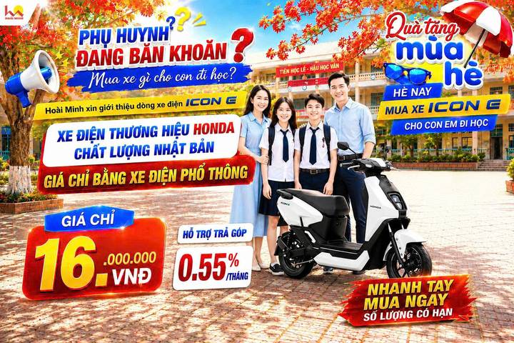 🏍️ HOÀI MINH MANG ĐẾN GIẢI PHÁP DI CHUYỂN AN TOÀN CHO CON TRONG MÙA HÈ NÀY!