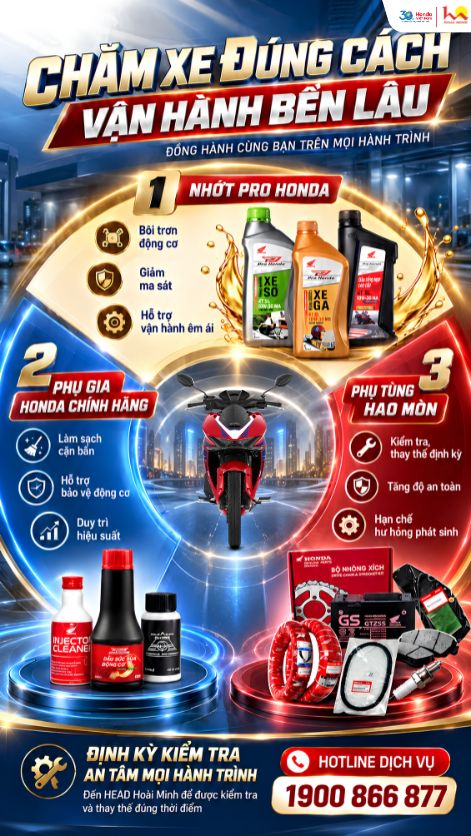 🏍️ CÙNG HOÀI MINH CHĂM XE ĐÚNG CÁCH – VẬN HÀNH BỀN LÂU! ✨